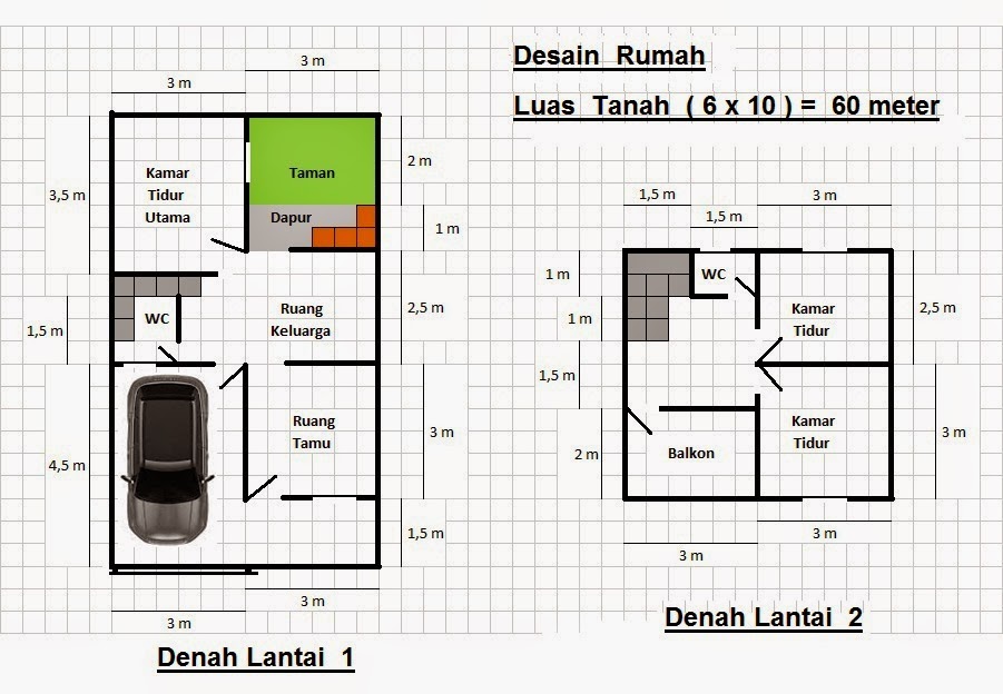 Desain Rumah  Minimalis 2019 Desain Rumah  Luas  Tanah  60  