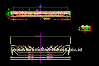 Gambar-Jembatan-Gelagar-Beton-Bertulang-Balok-T-Kelas-C-Bentang-7-Meter-Format-DWG-Autocad-03