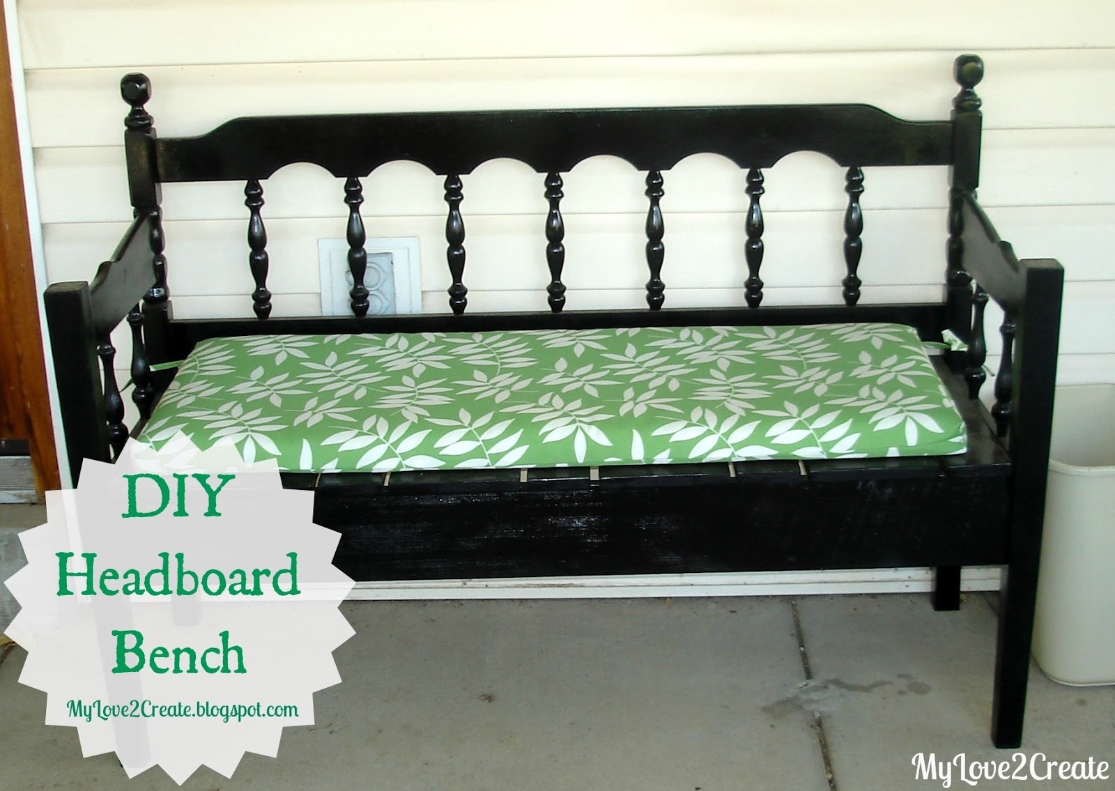 the referred plans or diy Puzzle My as headboard bench 2  to Love Bench,  Bench   loving Headboard