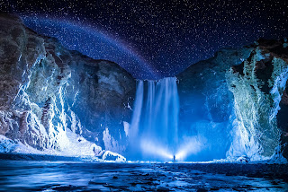 Waterfall, Ice, Rainbow - Photo by Jonatan Pie on Unsplash