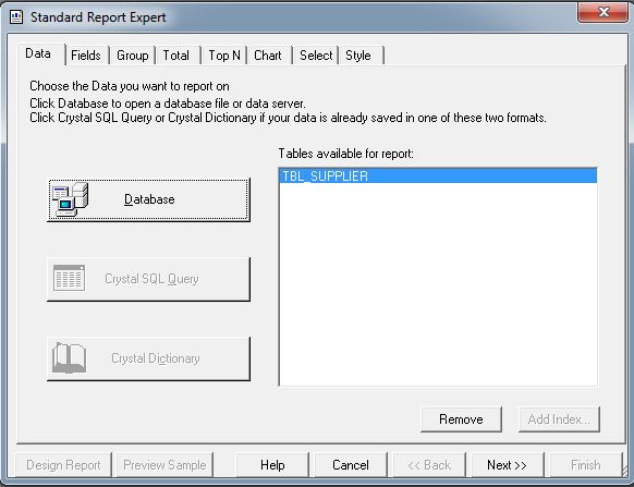 Cara Membuat Laporan Crystal Report Database Access ( .accdb )