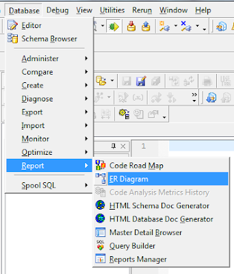 TOAD'da Oracle Database İlişki Şeması Çıkarmak (Entity Relationship Diagram)