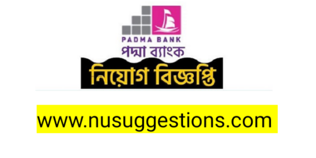 ২ টি অফিসার পদের জন্য পদ্মা ব্যাংক লিমিটেডে এর নতুন নিয়োগ বিজ্ঞপ্তি প্রকাশ!