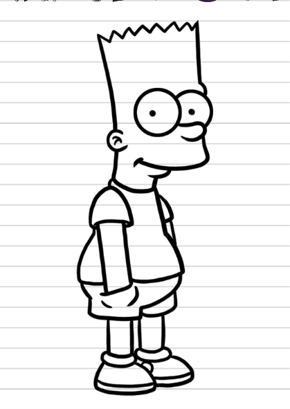 Menggambar Kartun Simpsons menggambar_kartun