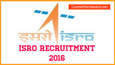 ISRO Recruitment 2016