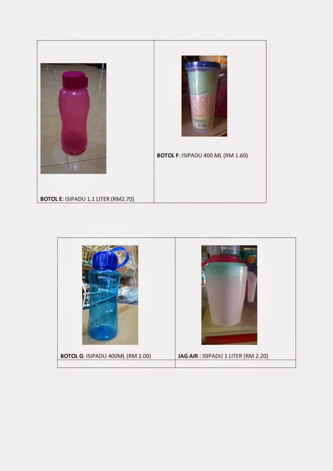 Borong  Serbaneka RM2 Botol  air  minuman Hanya RM1 60 