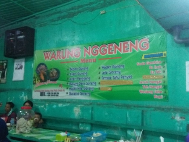 Tempat Makan Enak di Jombang "Warung Nggeneng";Tempat Makan Enak dan Pilihan Kuliner Nikmat di Jombang;Menu Kuliner Warung Nggeneng;