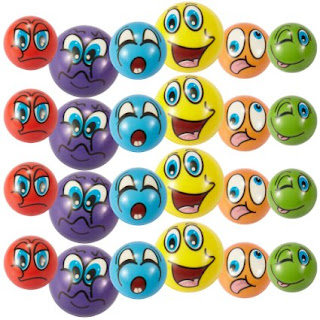 emoji squeeze balls, emoji balls, emoji play therapy, emoji school counseling balls, emoji Christmas