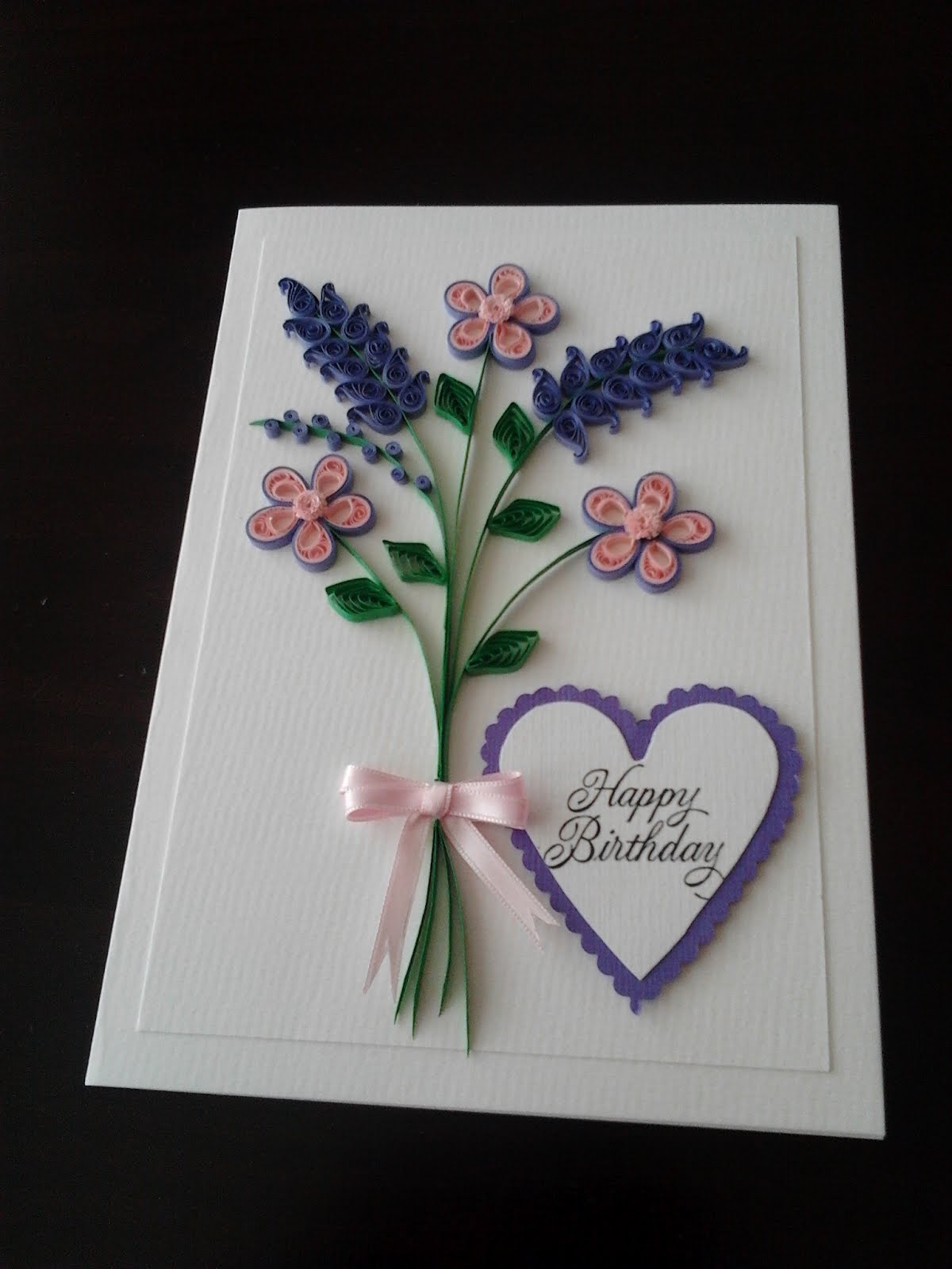 New 55 Quilling Simple Card