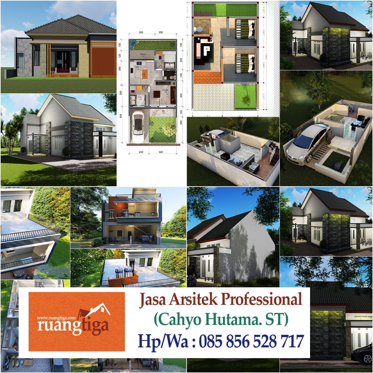 085856528717 Jasa Gambar Rumah Jakarta Surabaya Malang