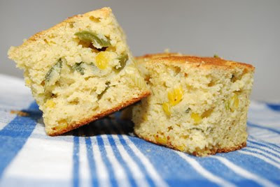 Jalapeno, Scallion and Avocado Corn Bread