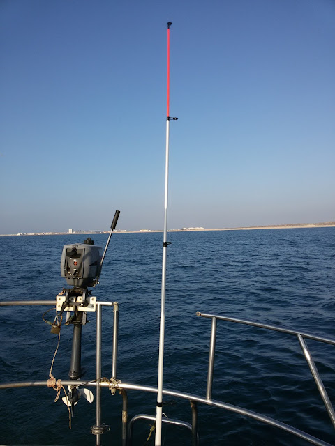 trolling on a sailboat