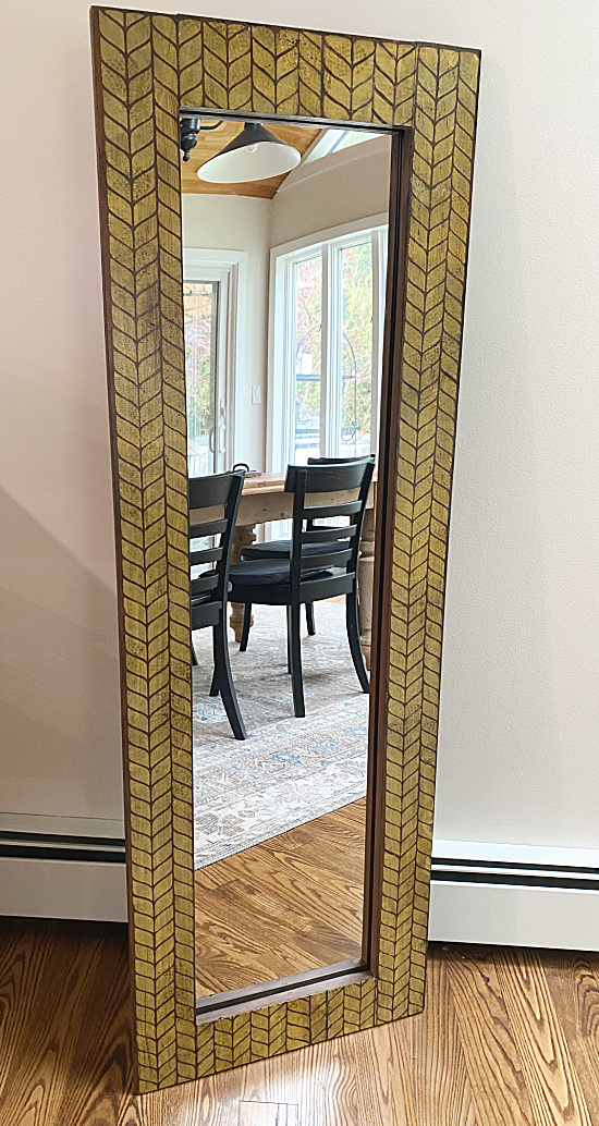 cable knit mirror