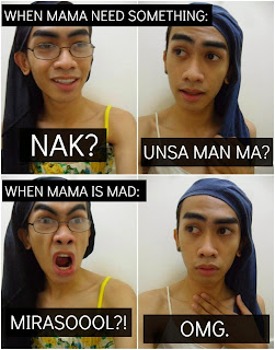 The reaction of your mom when she needs something from you (Mad & Calm version) funny bisaya meme megan romero