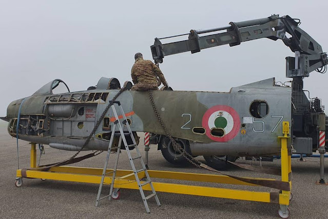 Italian Air Force G91R restoration