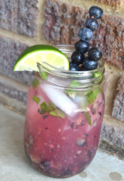 Blueberry Mojitos