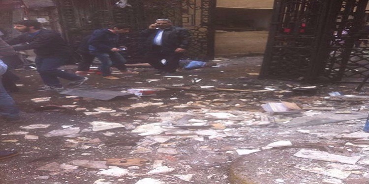انفجار في كنيسة بالإسكندرية
