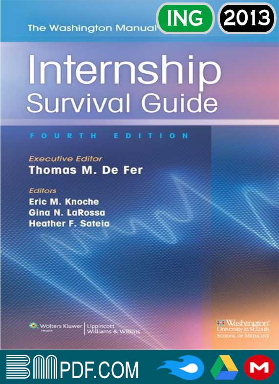 The Washington Manual Internship Survival Guide 4th edition PDF