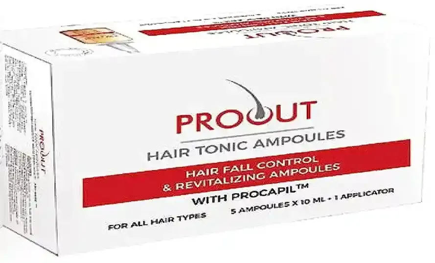 امبولات برو اوت Proout hair tonic علاج تساقط الشعر 5 Ampules