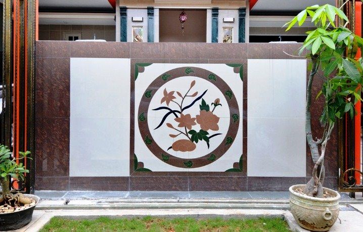 33 contoh gambar  dan model pagar  tembok  rumah  minimalis 