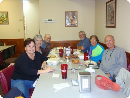 Geri, me, Art, Joe, Jan and Bob at the xxxxxx.
