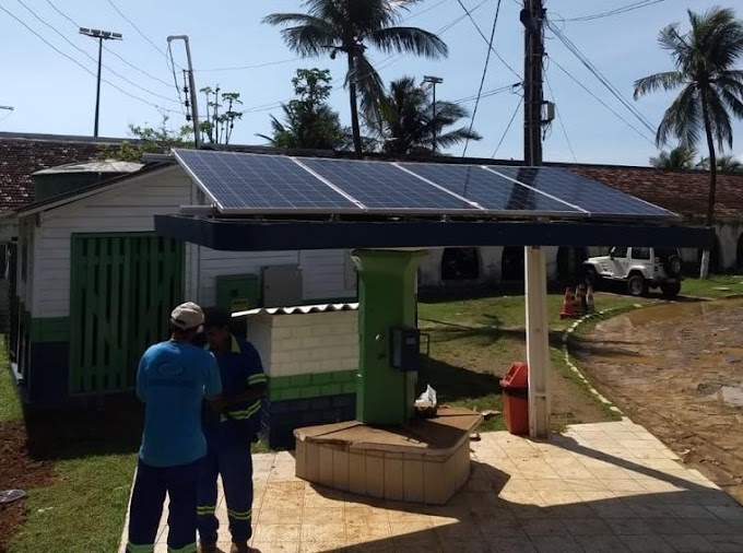  Compesa utiliza energia solar para operar sistema de dessalinização em Fernando de Noronha