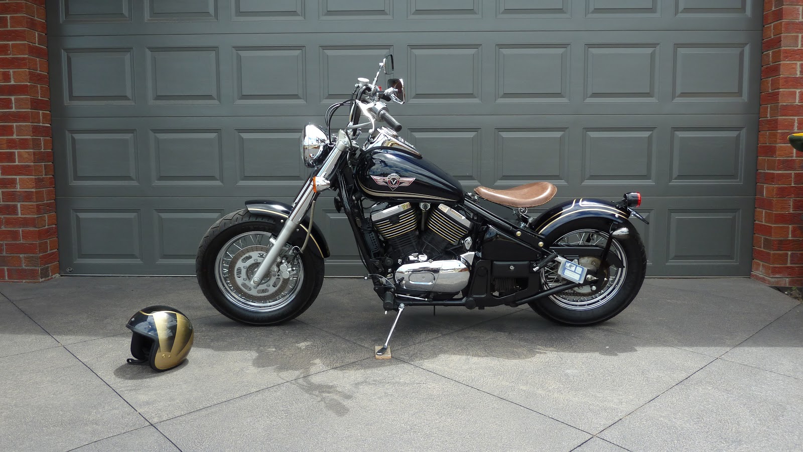 kawasaki vulcan 800 bobber Well, it's far from 'finished', but it's at a state where it's ready 