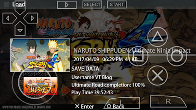Naruto Impact + modpack Naruto Ultimate Ninja Storm 4 PPSSPP ISO