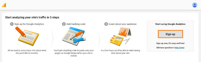 Cara Mendaftar Dan Memasang Google  Analytics Di Blog