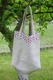 torba na zakupy, ekologiczna torba, torba z lnu, torba hand made