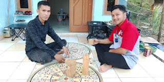 Kerajinan bambu pengrajin bambu di sukabumi