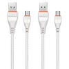 Pinnaclz Original Made in India Combo of 2 Micro USB Fast Charging Cable