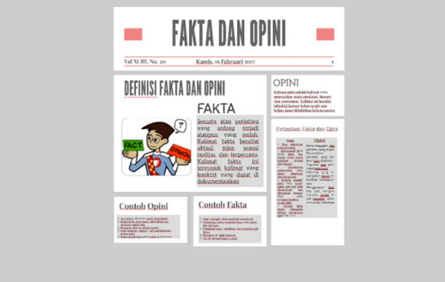 Perbedaan Fakta dan Opini