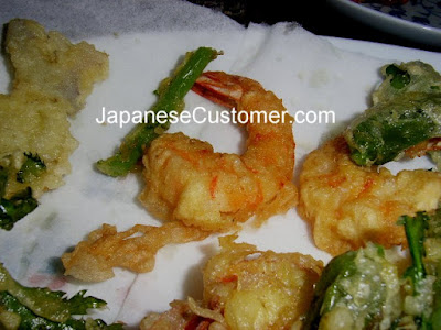 fresh tempura #japanesecustomer