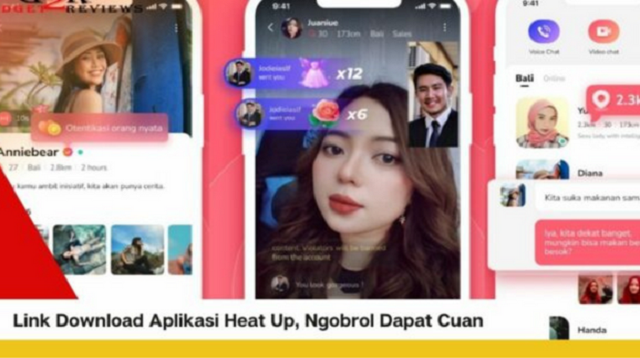 Cara Chat Gratis di Heat Up