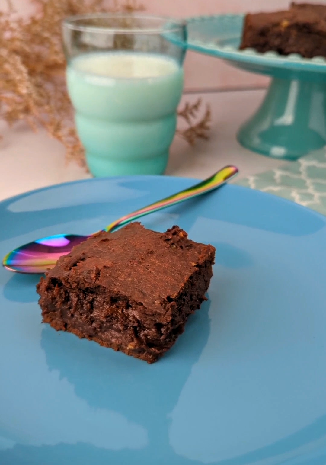 Brownie Cremoso Saudável para Crianças (apenas 3 ingredientes)