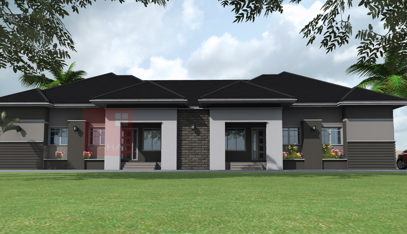  Contemporary  Nigerian Residential Architecture 3 Bedroom 