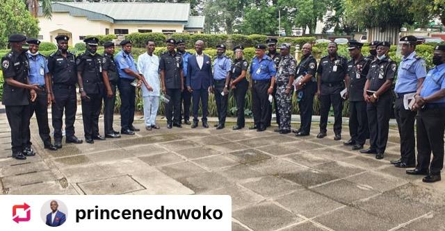 PHOTO NEWS: Philanthropist, Ned Nwoko Hosts Senior Police Officers In The FCT.