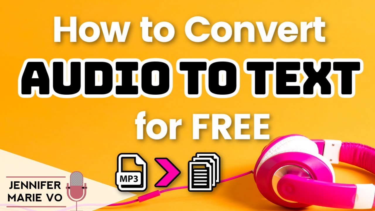 How to Convert Audio to Text for Free