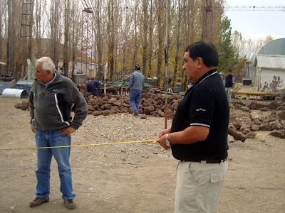 Info Local / Continua la construcción del nuevo Corralón Municipal.-