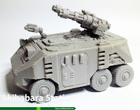 'Bison' Armoured Personal Carrier y Gatling Cannon Platform [BitsPudlo.com].