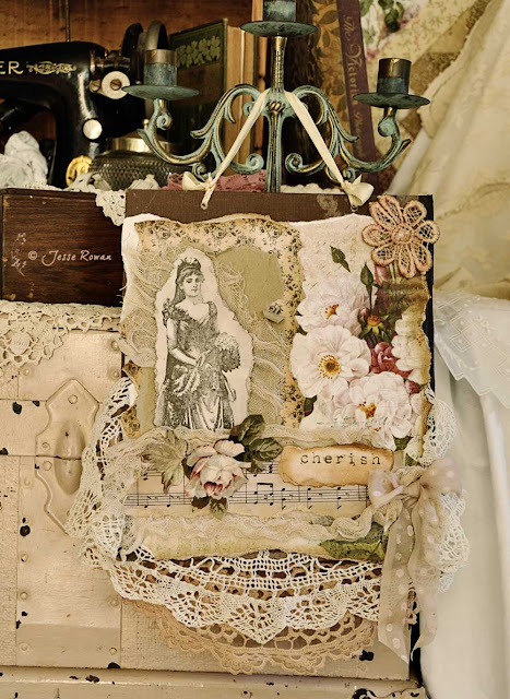 wedding lace collage by Jesse Rowan