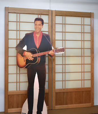 Custom Japanese Shoji screens with Elvis