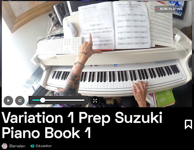 Prep for Suzuki Piano