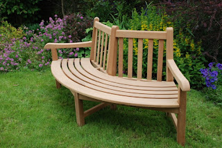 wood tree bench