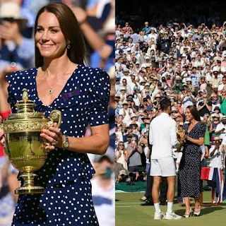 Duchess of Cambridge attends finals of Wimbledon Championships 2022