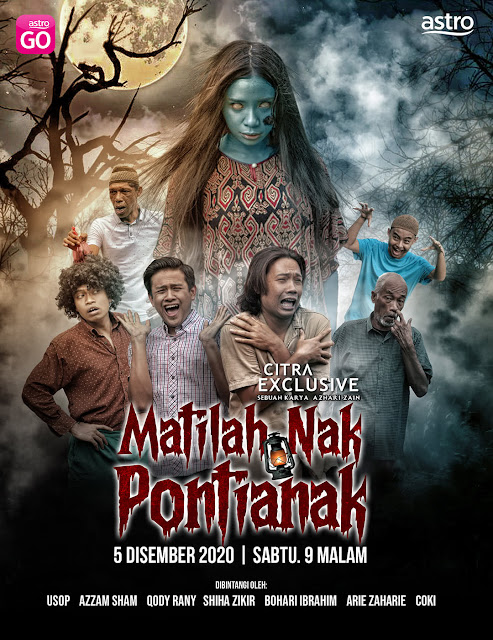 Telefilem Matilah Nak Pontianak, Telemovie Matilah Nak Pontianak, Poster Telefilem Matilah Nak Pontianak, Info, Sinopsis Telefilem Matilah Nak Pontianak, Pelakon - Pelakon Telefilem Matilah Nak Pontianak, Shiha Zikir, Usop, Azzam Sham, Qody Rany,