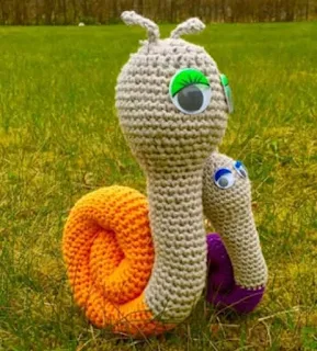 PATRON GRATIS CARACOL AMIGURUMI 64710