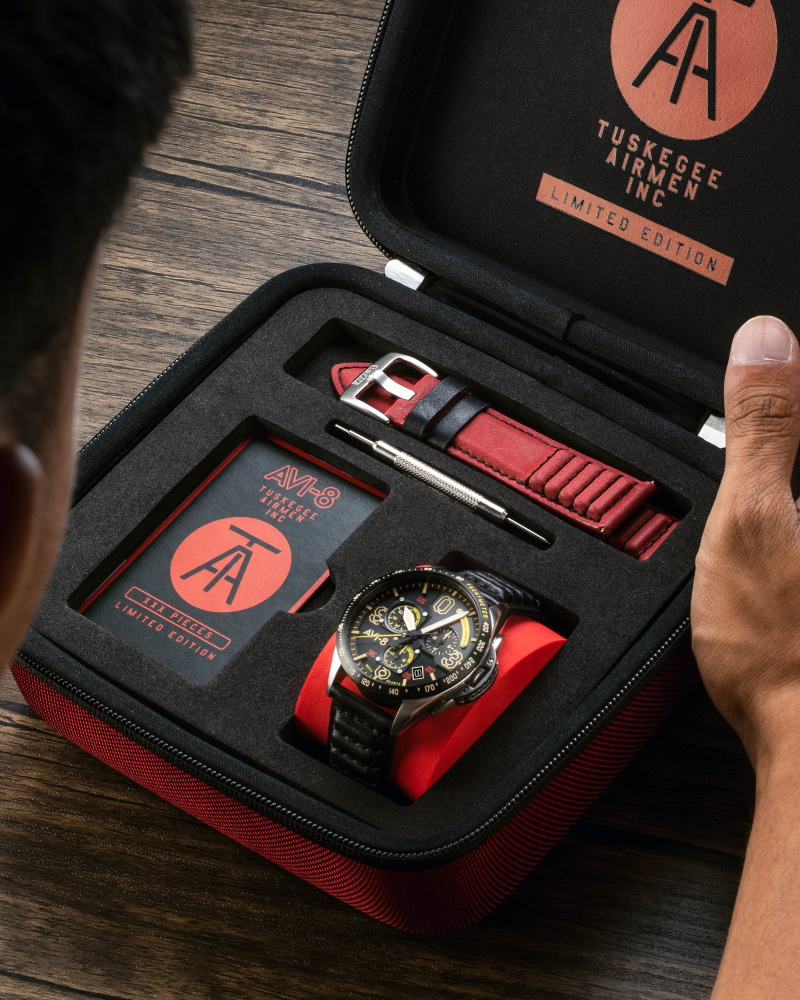 The AVI-8 P-51 Mustang Tuskegee Airmen Chronograph Limited Edition
