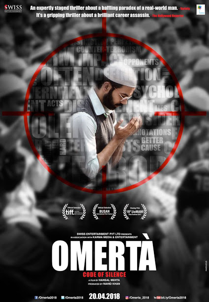 Omerta (2017) Hindi 720p HEVC WEB-HDRip x265 AAC DD 2.0 Esubs – 500 MB